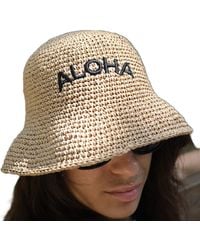 Springmoonatelier - Summer Festival Bucket Hats Aloha - Lyst