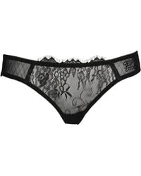 Tallulah Love - Liquorice Lace Brief - Lyst