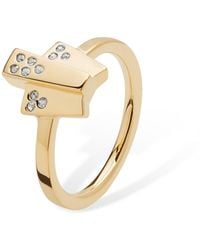 Lucy Quartermaine - Art Deco Triple Layer Ring - Lyst