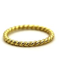 VicStoneNYC Fine Jewelry - Rope Yellow Solid Ring By Handmade - Lyst