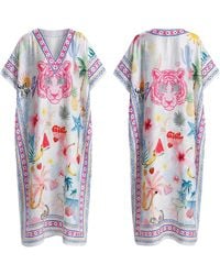 LOVEIST STORE - Nancy Satin Kaftan - Lyst