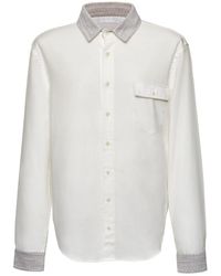 Seren London - Knit Collar Shirt - Lyst