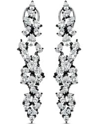 SALLY SKOUFIS - Renaissance Drop Earrings With Made Cz Diamond Stimulant - Lyst