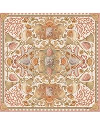 Emily Carter - Neutrals The Nautical Baroque Silk Scarf - Lyst