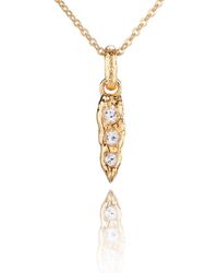 Aaria London - Iris Molten Spike Necklace - Lyst