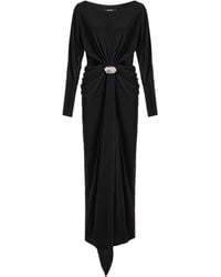 Nocturne - One-Shoulder Cut-Out Maxi Dress - Lyst