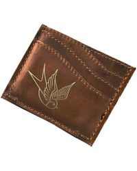 VIDA VIDA - Swallow Tattoo Leather Card Holder - Lyst