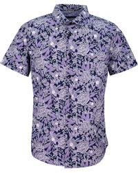 lords of harlech - Scott Handcut Floral Shirt - Lyst