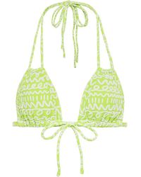 Montce - Lime Icing Euro Bow Bikini Top - Lyst