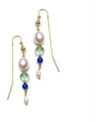 With Love Darling - Water Drop Crystal Pearl Earring - Lyst