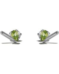 Onia - Peridot Bar Studs - Lyst