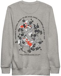 Anchor and Crew - Carbon Koi Fish Another Good Day Cotton Blend Sweatshirt - Lyst