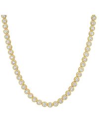 Nazzar - Bezel Tennis Necklace - Lyst