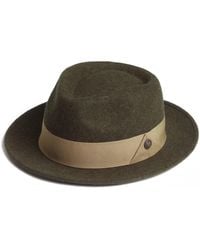 Dasmarca Hats - James Moss Milange Felt Wide Brim Wool Felt Fedora Hat - Lyst