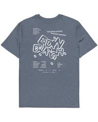Anchor and Crew - Heather Gustatory Edinburgh Coffee Scene Organic Cotton Embroidered T-Shirt - Lyst