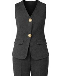 Nuvv Collection - Sleeveless Wool Vest Set - Lyst