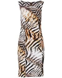 Conquista - Animal Print Sleeveless Dress By Fashion - Lyst