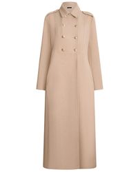 James Lakeland - Long Military Camel Coat - Lyst