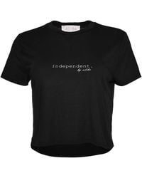 ADIBA - Independent Cropped Tee - Lyst
