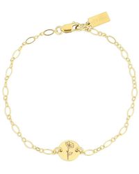 SET & STONES - Lily Birth Flower Bracelet - Lyst