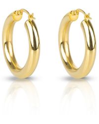 Ep Designs - Thick Chunky Hoop Earring - Lyst