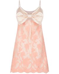 Lisa The Label - Bow Belle Slip Dress - Lyst