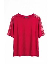 James Lakeland - Paillettes Blouse - Lyst