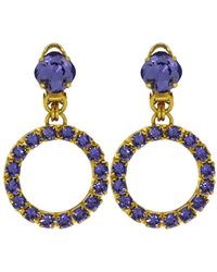 Vickisarge - The Small Hoop Earrings - Lyst
