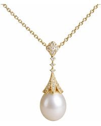 Ninemoo - Fleur De Lumière Pearl Pendant Necklace - Lyst