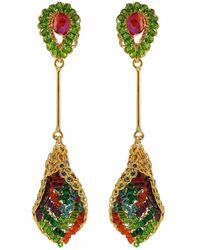 Lavish by Tricia Milaneze - Multi & Tulip Handmade Crochet Earrings - Lyst
