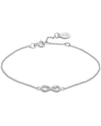 With Love Darling - Infinity Bracelet Sterling - Lyst