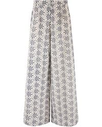 Traffic People - Miss Daisy And Floral Rene Wide Leg Trousers - Lyst