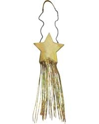 Any Old Iron - Iridescent Star Leather Fringe Bag - Lyst