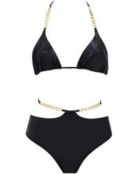 Aulala Paris - Vintage Glam Golden Chain Bikini - Lyst