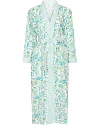 NoLoGo-chic - Hand Block Printed Kimono Robe - Lyst