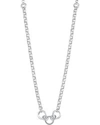 Lily Charmed - Sterling Trinity Charm Collector Necklace - Lyst