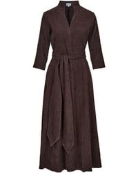 At Last - Chelsea Corduroy Midi Dress - Lyst