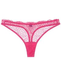 Journelle - Allegra Thong Raspberry Meringue - Lyst