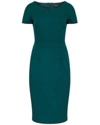 Conquista - Fitted Emerald Cap Sleeve Dress Fashion - Lyst