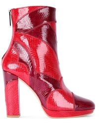 Terry De Havilland - Claudia Merlot Ankle Boot - Lyst