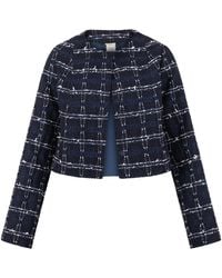 Gunda Hafner Ltd - Cropped Tweed Jacket - Lyst