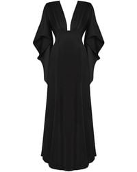 Sanctumum - Kimono Sleeve Viscose Maxi Dress - Lyst