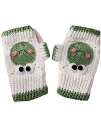 Ana Chic - Frog Handmade Crochet Fingerless Gloves - Lyst