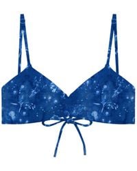 Blackbough Swim - Sophia Scrunched Top Cyanotype - Lyst