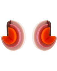 Gissa Bicalho - Handmade Acrylic Earring Discs Layers Antique - Lyst