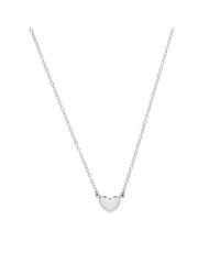 Auree - Verona Sterling Full Heart Necklace - Lyst