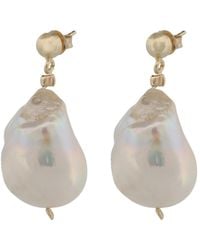 Ebru Jewelry - Bold Baroque Pearl & Stud Earrings - Lyst
