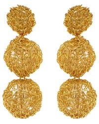 Lavish by Tricia Milaneze - All Spheres Trio Handmade Earrings - Lyst