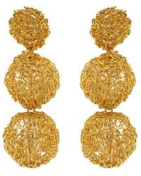 Lavish by Tricia Milaneze - All Spheres Trio Handmade Earrings - Lyst