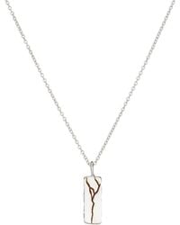 Posh Totty Designs - Sterling Kintsugi Tag Necklace - Lyst